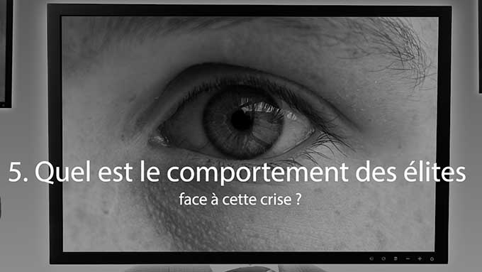 comportement des elites face a la crise