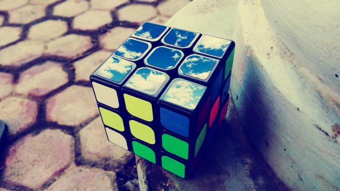 Rubik cube pour combler l'ennuie